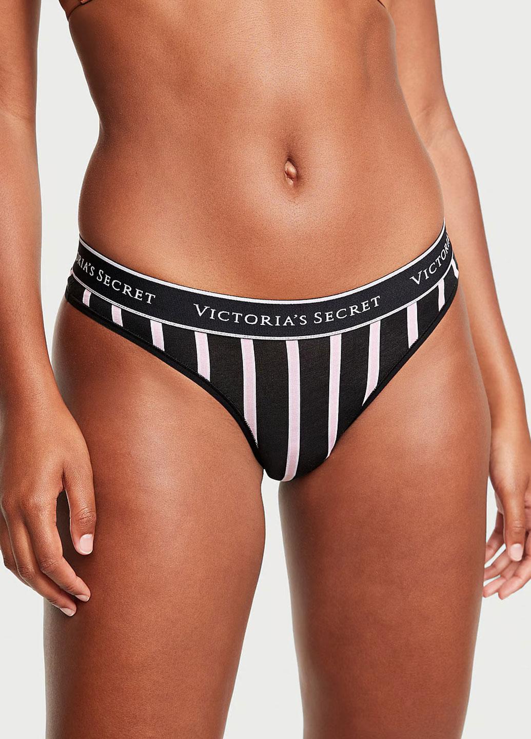 Трусики Victoria's Secret M Черный (000602114QBQM)