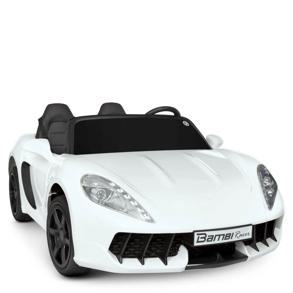 Детский электромобиль Bambi квадроцикл 2WD 100 кг Белый (DE-169-E-611)