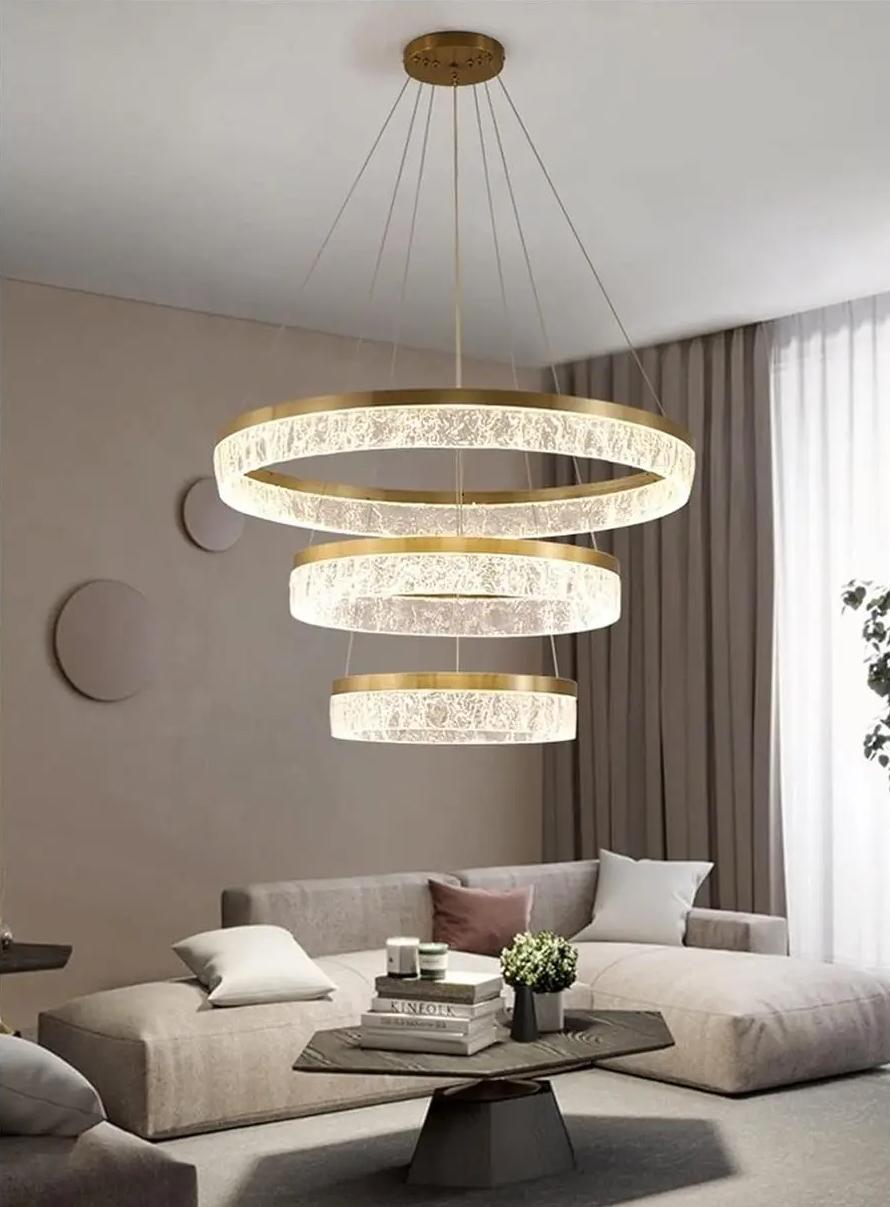 Люстра LED 3 Сестры PJ899 55 см Коричневый (703756)