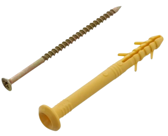 Дюбель забивний швидкого монтажу гриб 6х100 100 шт. (000008939) Дюбель забивний швидкого монтажу гриб 6х100 100 шт. (000008939)