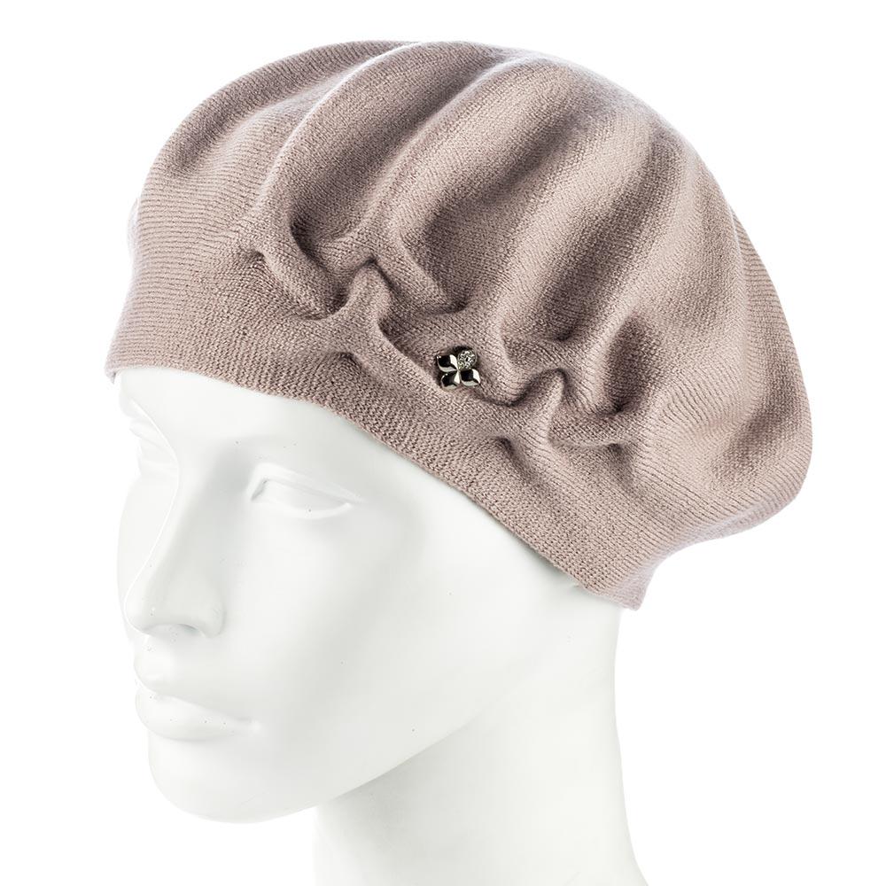 Берет двойной женский сбоку с узором Zolly ZH258 Фрез