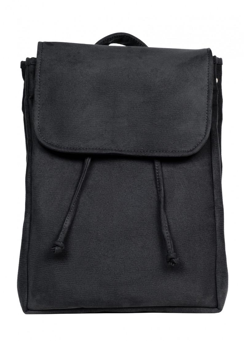 Рюкзак женский Sambag Loft BZN Черный замш (22300032)