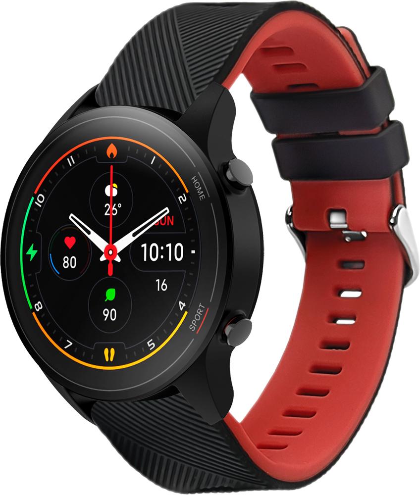 Ремешок Luminic для Xiaomi Mi Watch 22 мм Black/Red (26674-44) Ремешок Luminic для Xiaomi Mi Watch 22 мм Black/Red (26674-44)