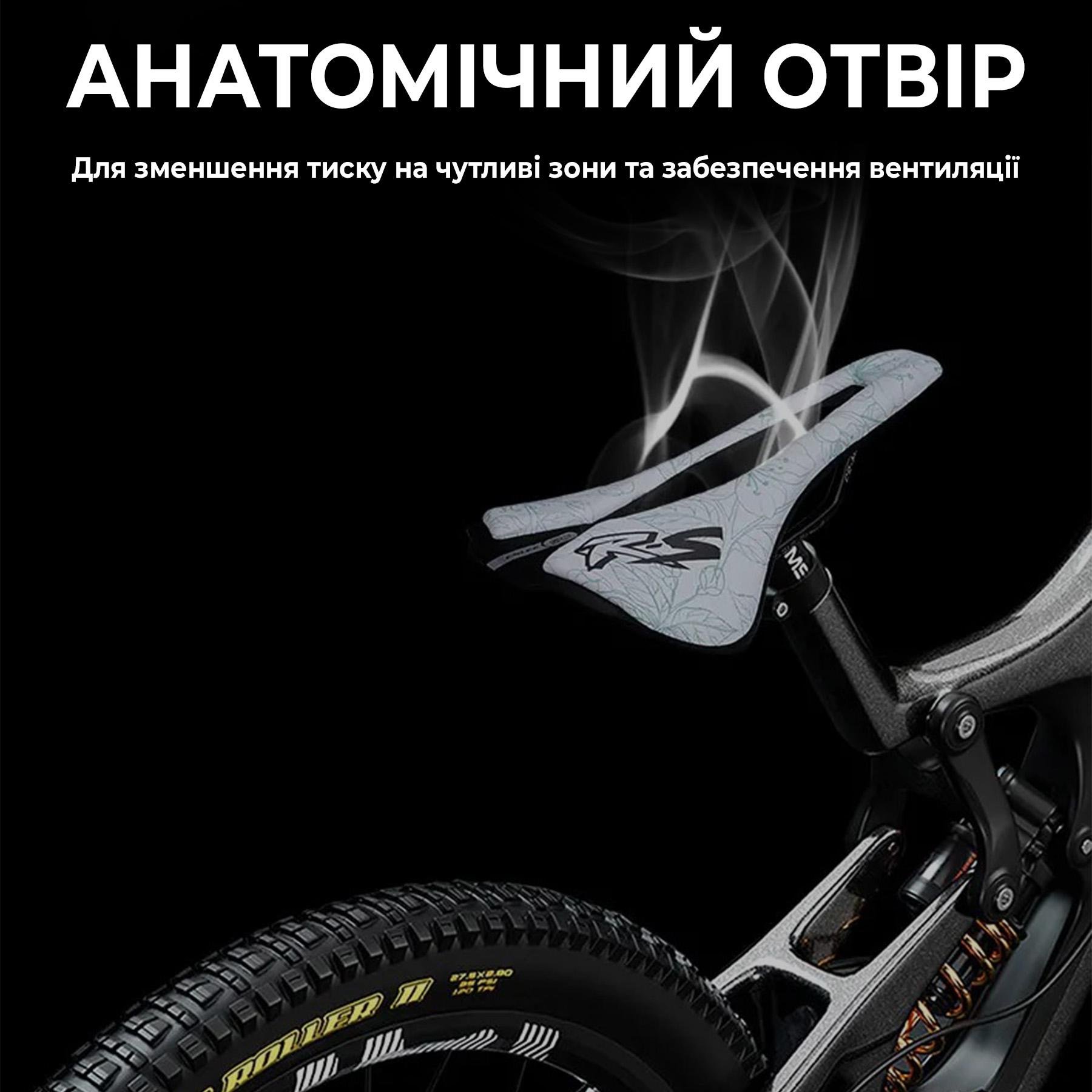 Сідло для велосипеда ENLEE Nevada з анатомічним отвором Стиль D (EN-NVD-6739) - фото 8 Сідло для велосипеда ENLEE Nevada з анатомічним отвором Стиль D (EN-NVD-6739) - фото 8