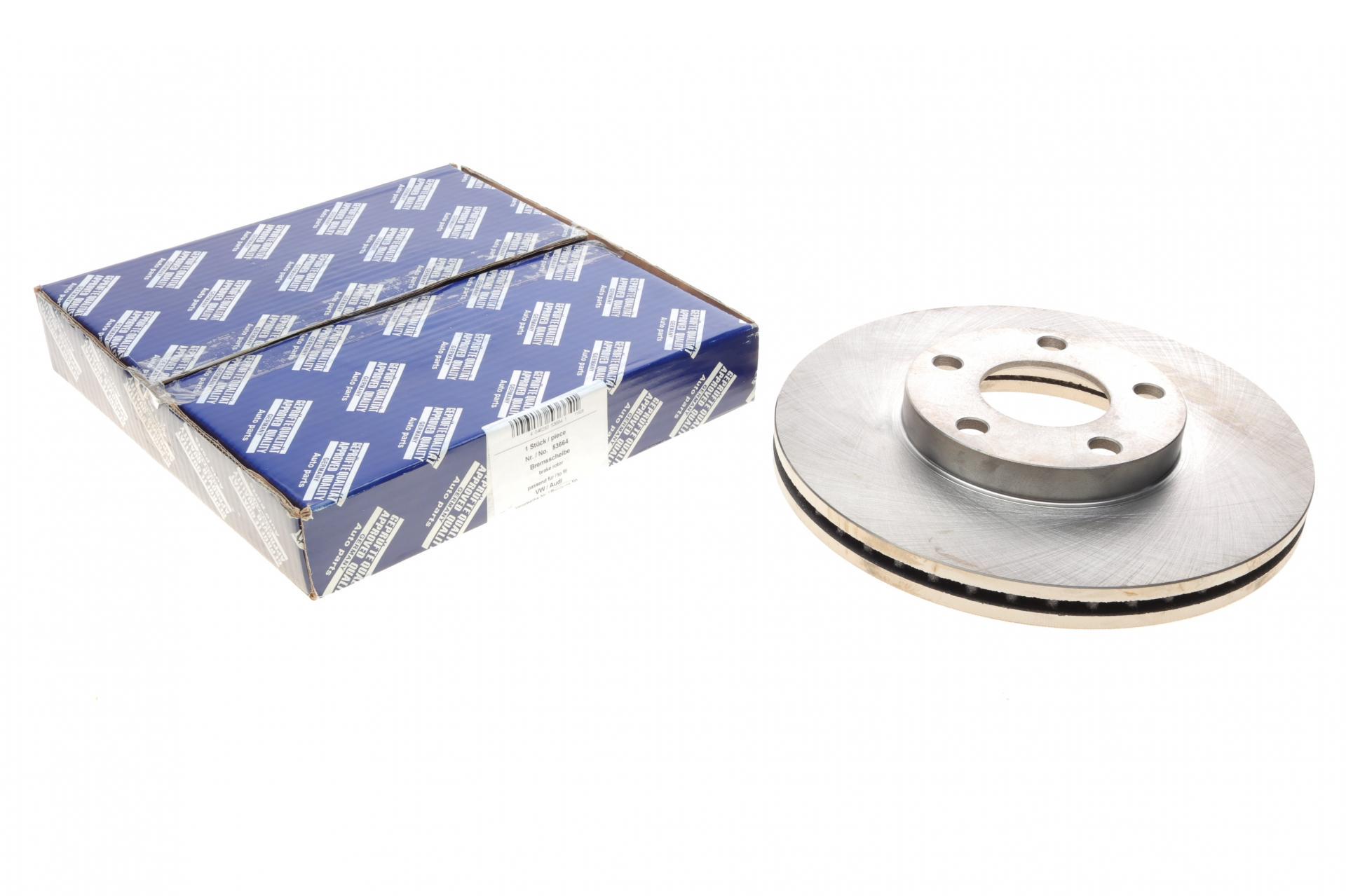 Диск тормозной передний Aic для VW Passat 96-00 282x25 мм (53664)