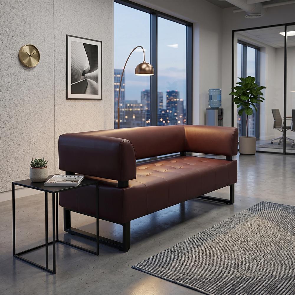 Диван Office экокожа Soft 155х65х75 см Brown (rich_sofa_00545)