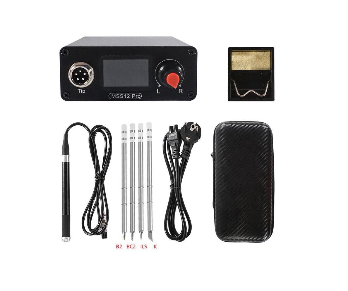 Станция паяльная SEQURE MSS12 Pro с LCD с регулируемой температурой поддержка PD/QC/AC100-240V/3-6S 4 жала (00-00028837)