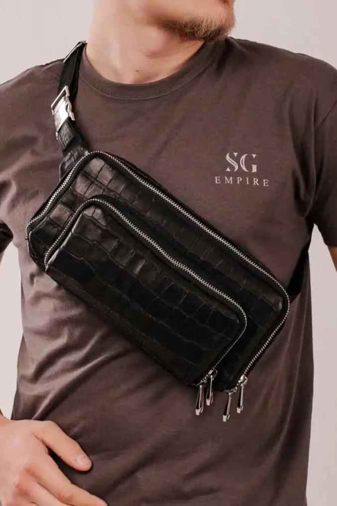 Бананка Without Brand SG Crazy крокодил винтаж (BNCR03155) Бананка Without Brand SG Crazy крокодил винтаж (BNCR03155)