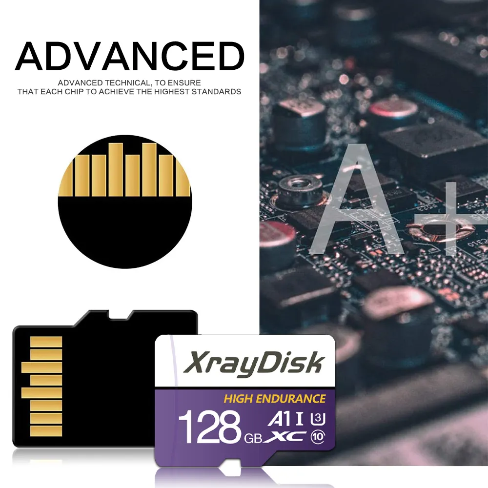 Карта памяти XrayDisk Micro SD 128 GB (11268839) - фото 2