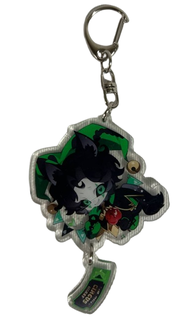 Брелок акриловый Harlequin The Freak Circus 5 см (1749)