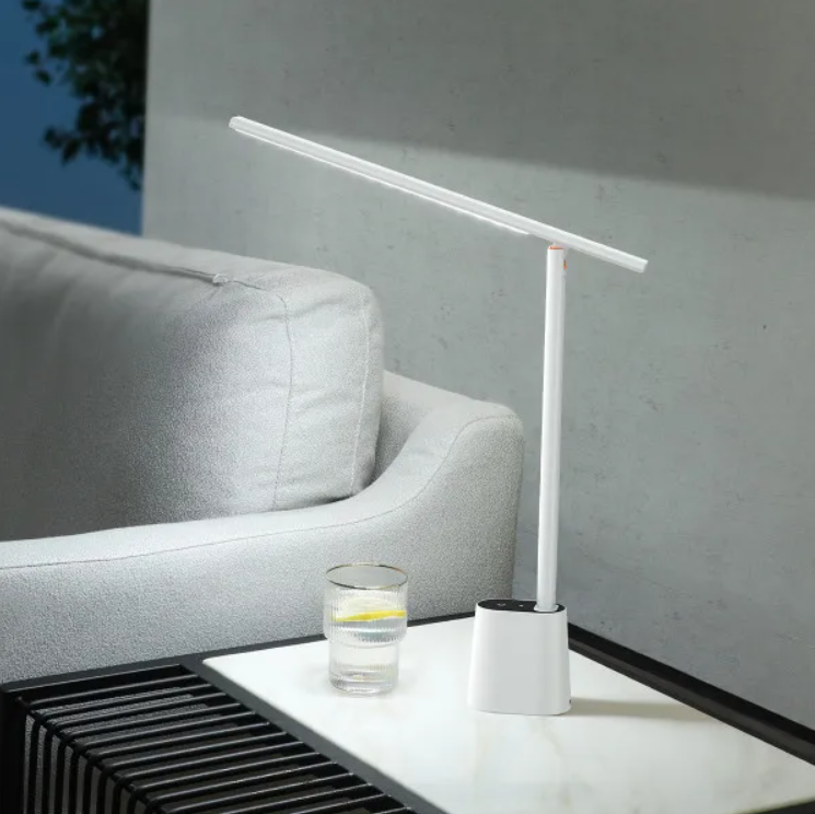 Настільна лампа BASEUS LED Smart Eye Reading Desk Lamp з вбудованим акумулятором 2200 mAh Білий (DGZG-02) - фото 9