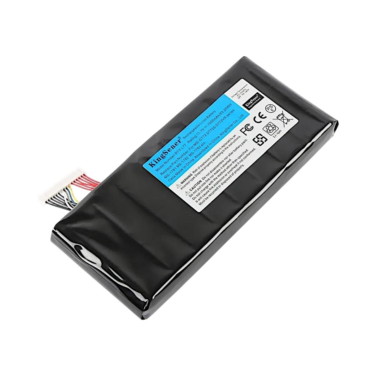 Акумулятор KingSener BTY-L77 для ноутбуків MSI 7500 mAh/83,25 Wh (37687399) Акумулятор KingSener BTY-L77 для ноутбуків MSI 7500 mAh/83,25 Wh (37687399)