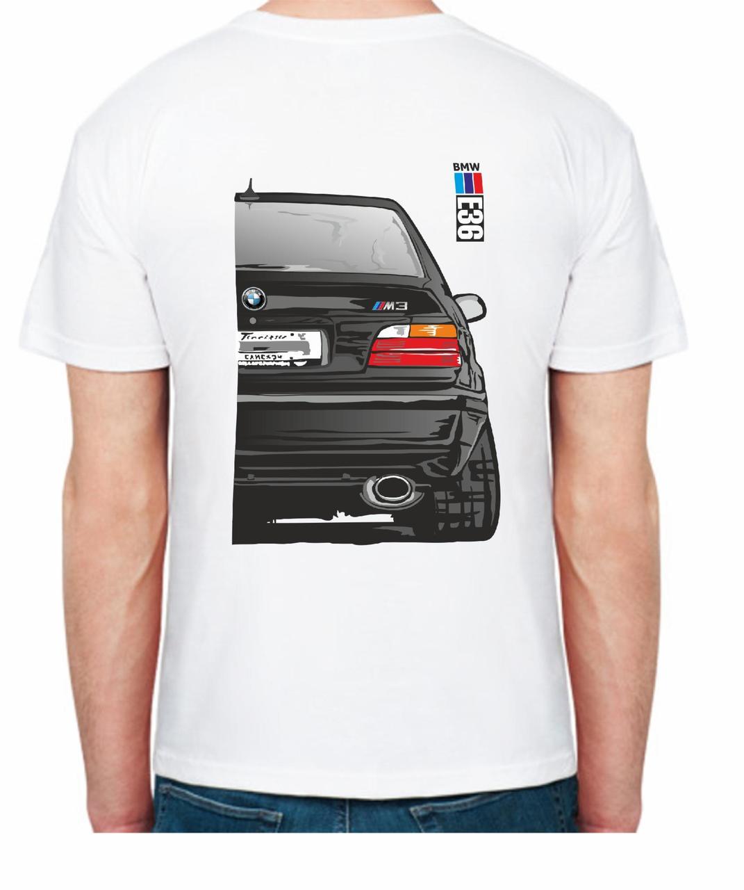 Футболка чоловіча Avtolife BMW E36 MotorSport FR 307136 S Білий (2494944158) - фото 2 Футболка чоловіча Avtolife BMW E36 MotorSport FR 307136 S Білий (2494944158) - фото 2