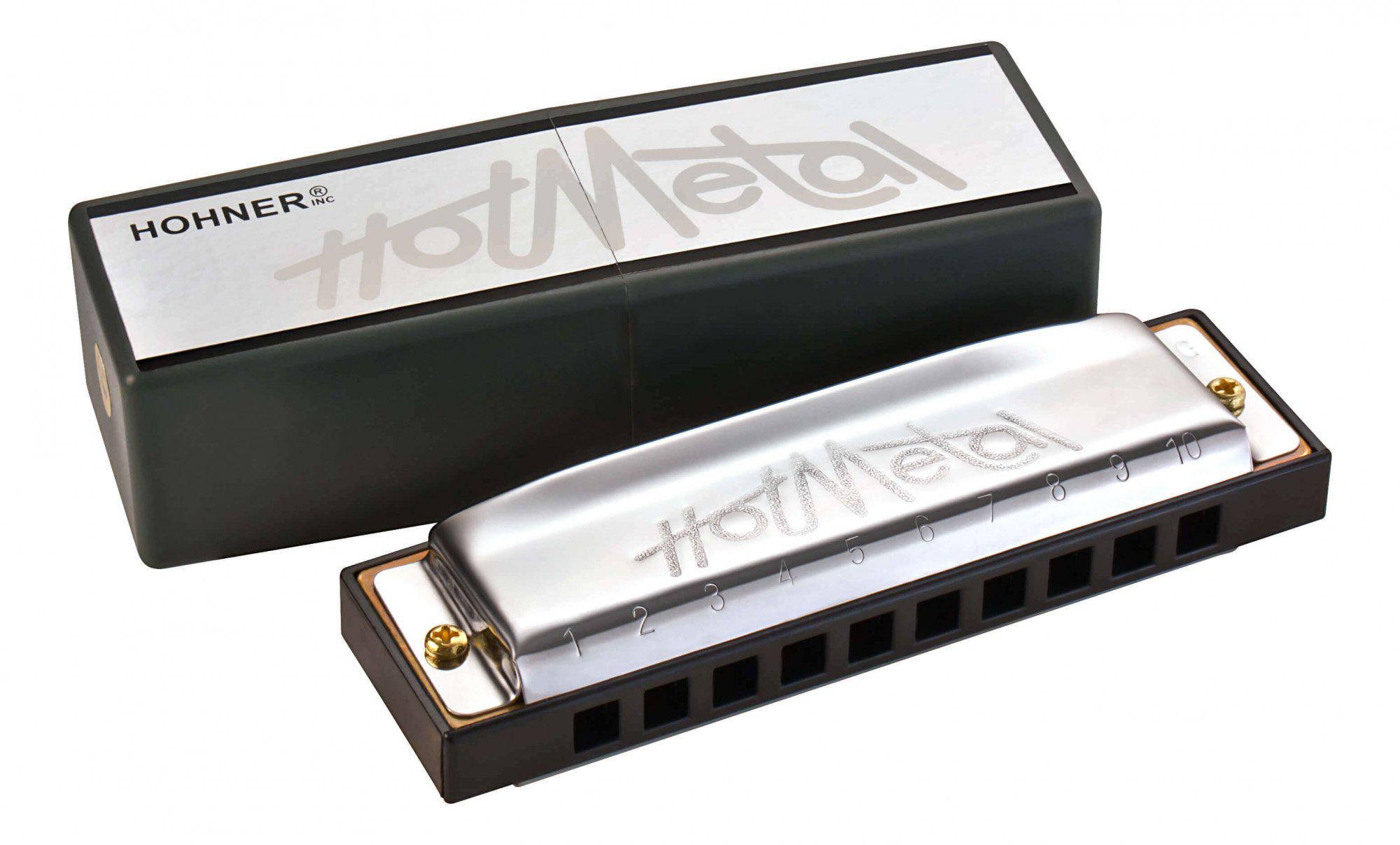 Губна гармошка Hohner Enthusiast Hot Metal M57201X C-major (124013) - фото 3