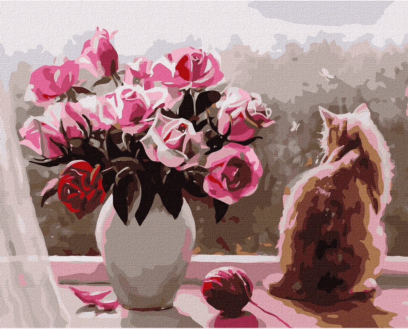 Картина по номерам Идейка Уютный вечер дома КНО4232 холст на подрамнике 40x50 см (1477333540)