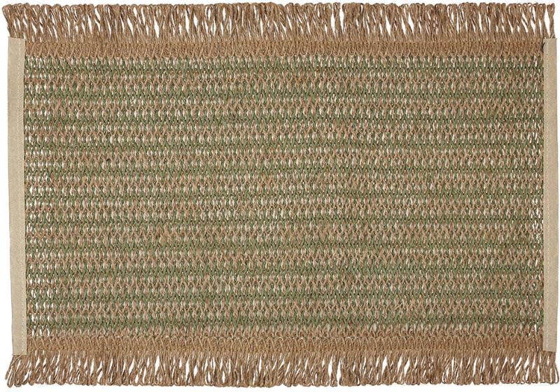 Набор льняных подпальников Rustic Green 6 шт. 30х45 см