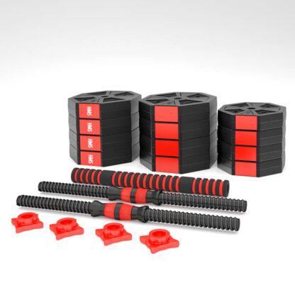 Набір штанга та гантелі HMS SGC30 30 кг Чорно-червоний (299733) - фото 7 Набір штанга та гантелі HMS SGC30 30 кг Чорно-червоний (299733) - фото 7