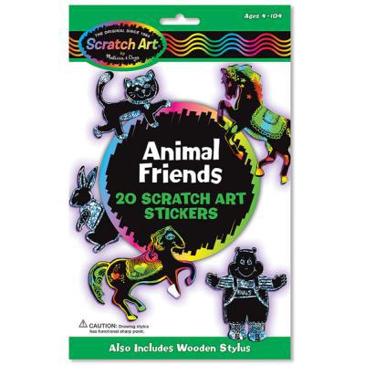 Развивающая игрушка Melissa&Doug наклейки-царапки Животные (MD5827) Развивающая игрушка Melissa&Doug наклейки-царапки Животные (MD5827)