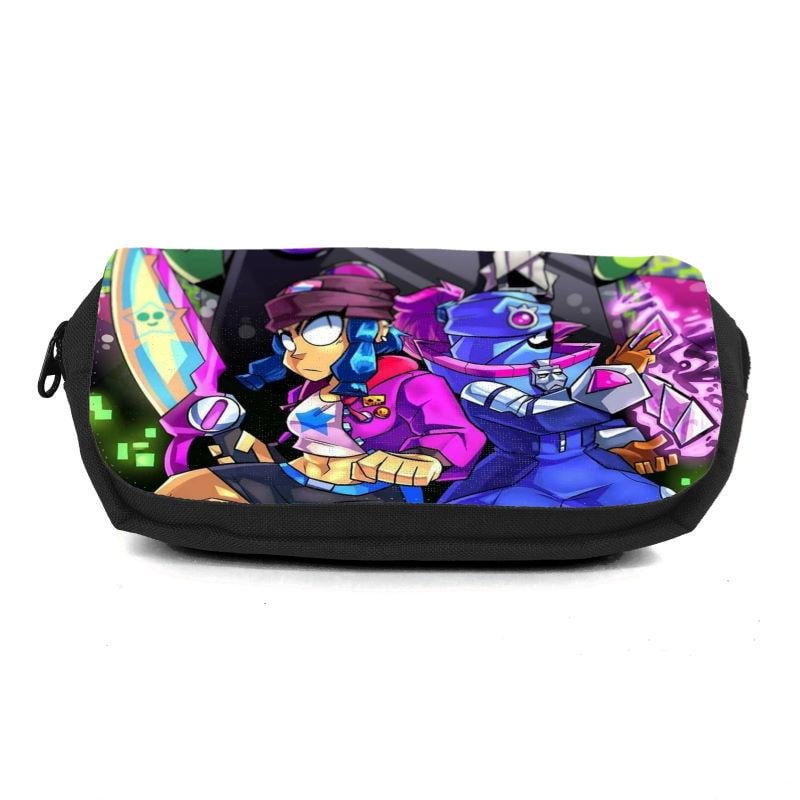 Пенал школьный Бравл Старс 0018 Черный (1442605795)