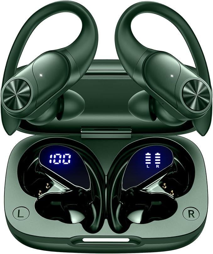 Навушники бездротові Bluetooth PocBuds із завушним кріпленням (IPX7)