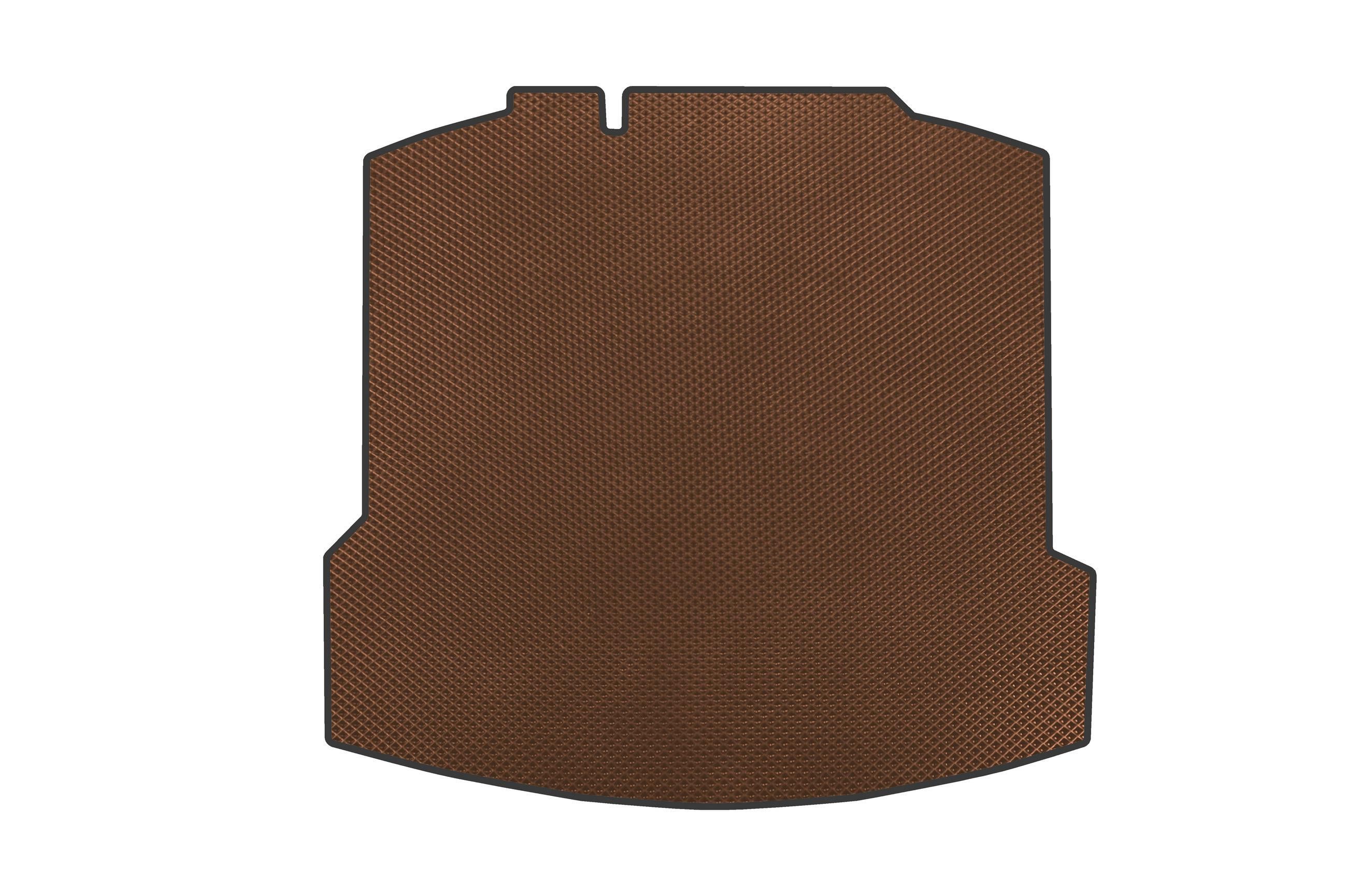 Коврик в багажник резиновый Digital Designs для Seat Toledo 2012-2019 гг. Коричневый (184571)