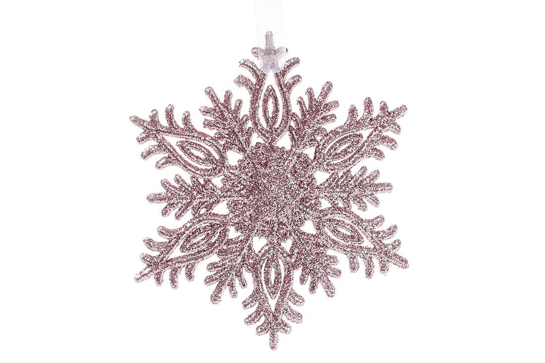 Новогодняя подвеска BonaDi Снежинка 12 см (788-445)