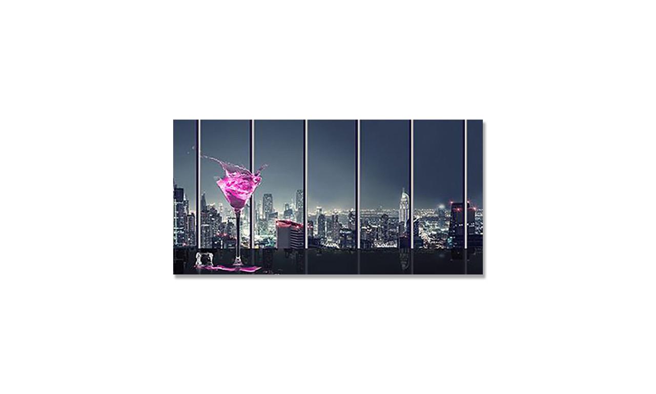 Наклейка виниловая на стол Zatarga Вид на город 600х1200 мм (1274515563)