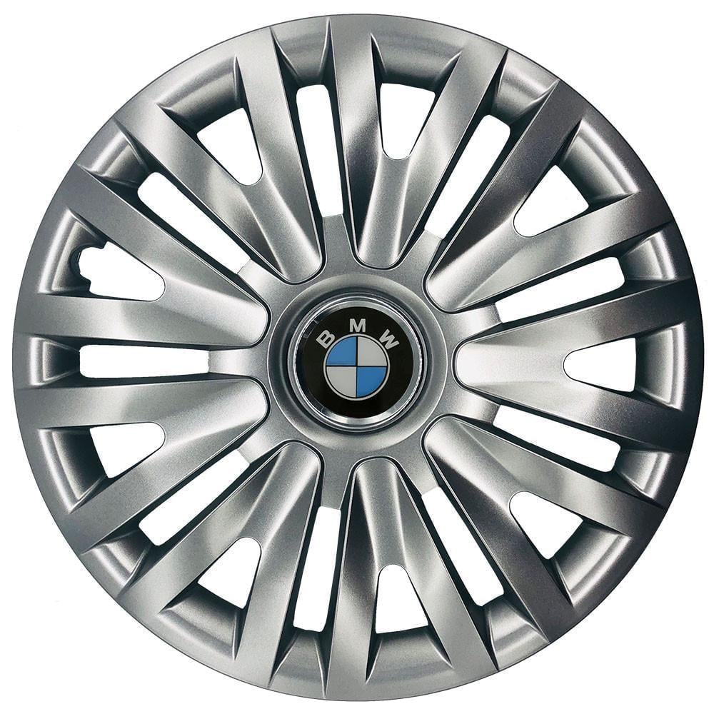 Колпаки SJS 412 с логотипом BMW R16 4 шт. Серебристый (2654562376)