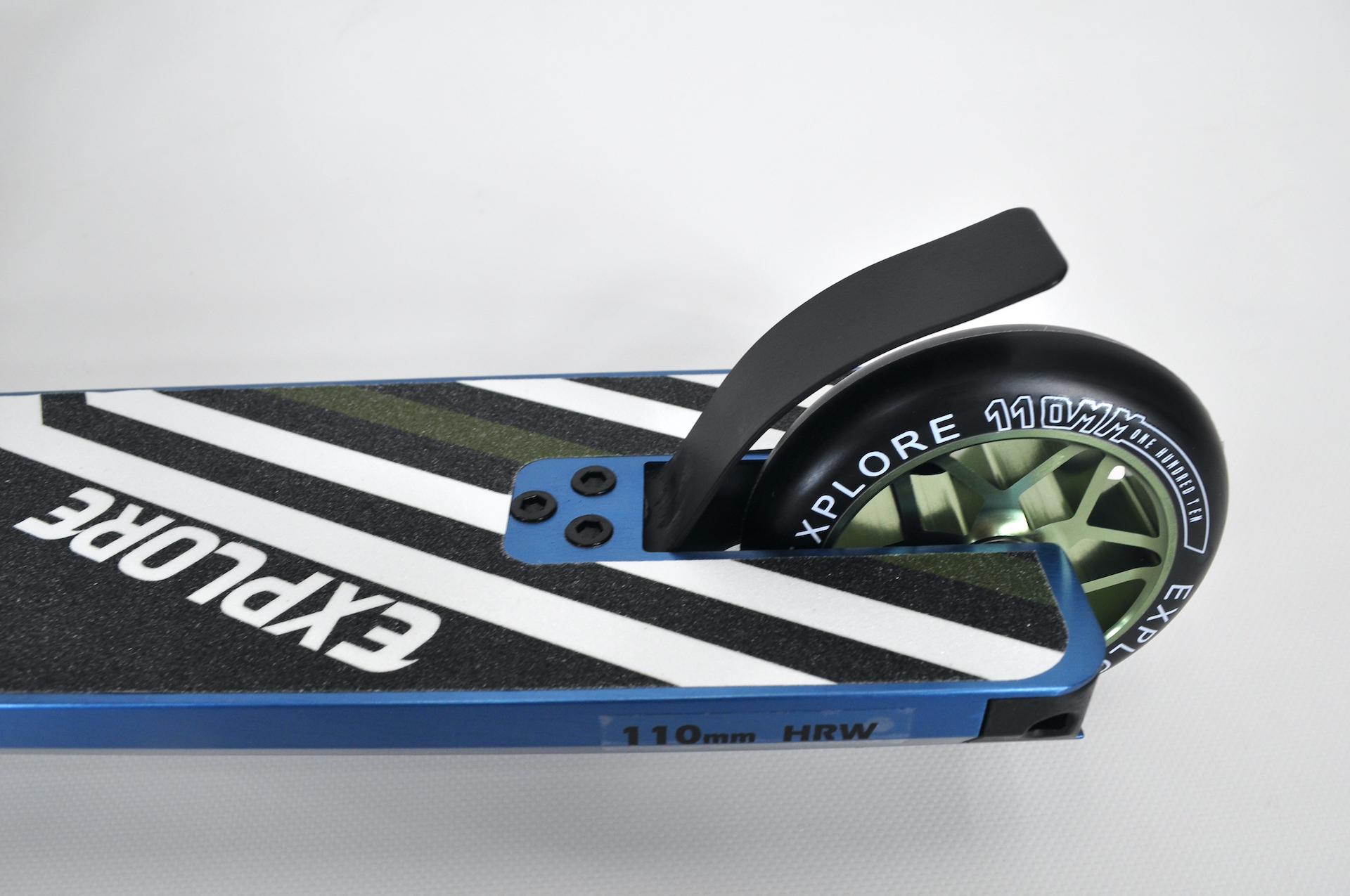 Самокат трюковий Explore Leidart Grand + пега Синій/Зелений - фото 6 Самокат трюковий Explore Leidart Grand + пега Синій/Зелений - фото 6