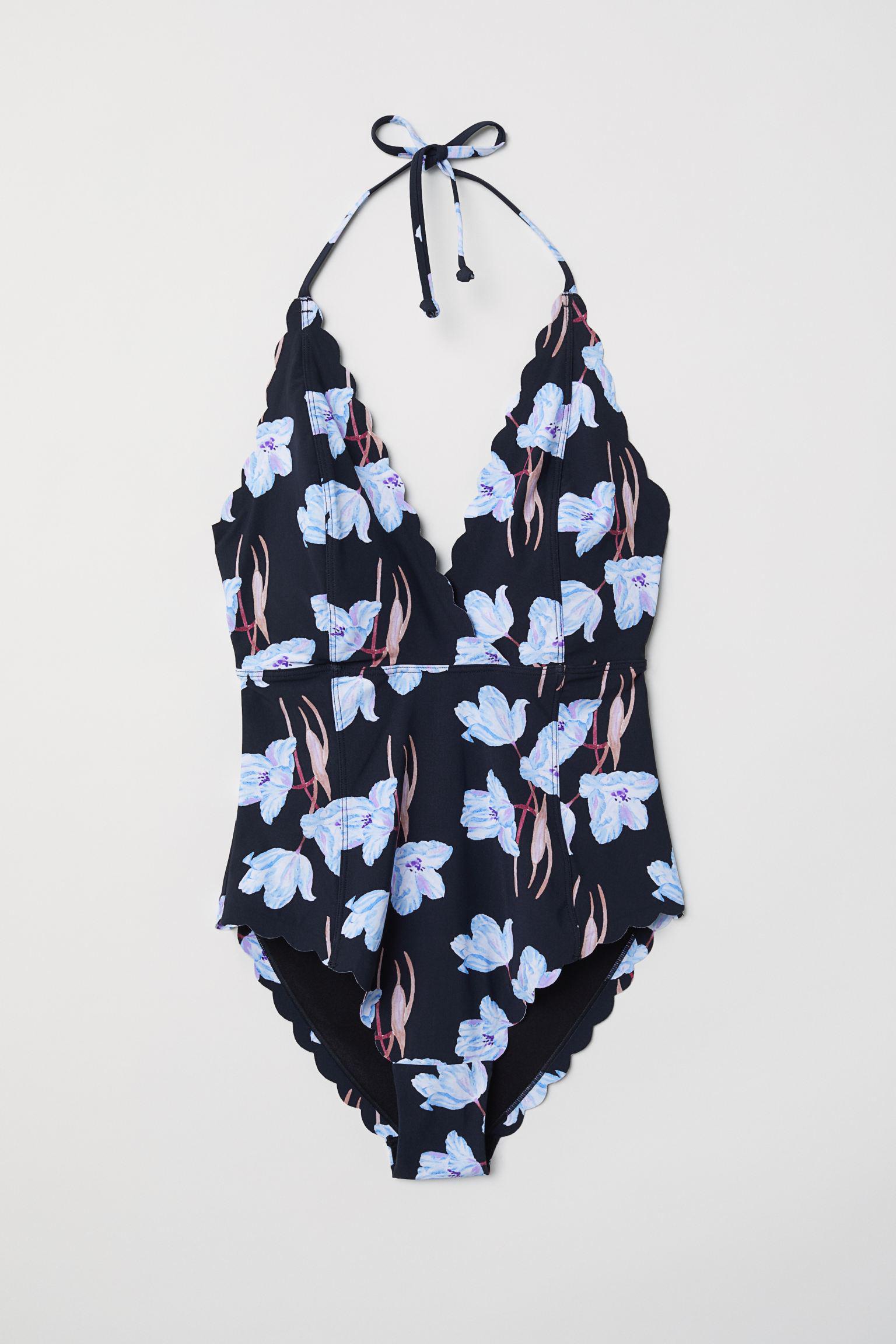 Купальник H&M р. 34 Черно-голубой (17066097277)