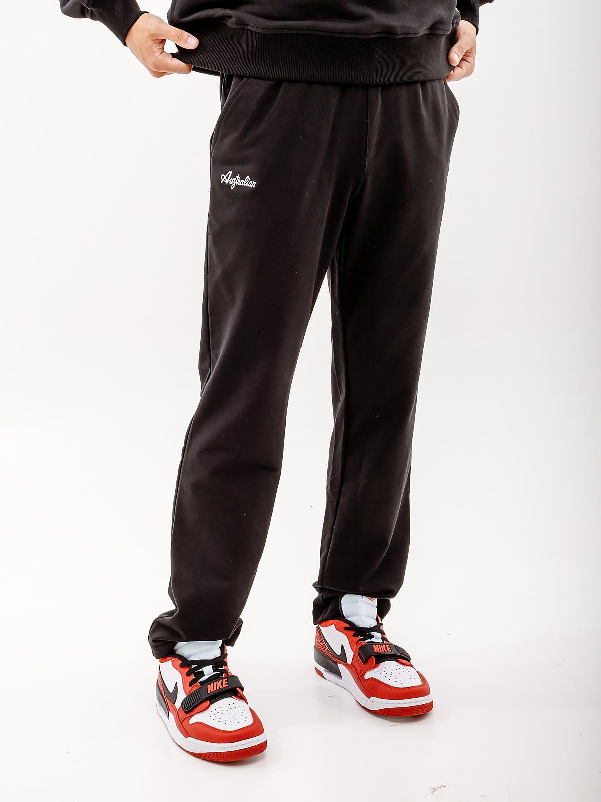 Спортивные штаны мужские Australian Essentials Fleece Trousers S Черный (7dLSUPA0011-003 S)