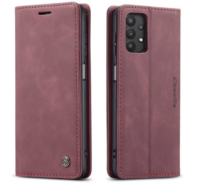Чохол книжка з магнітом CaseMe на Samsung Galaxy A32 A325 Wine (20829-42) Чохол книжка з магнітом CaseMe на Samsung Galaxy A32 A325 Wine (20829-42)