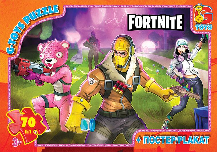 Пазли G-Toys із серії Fortnite 70 ел. (MTT-141357) Пазли G-Toys із серії Fortnite 70 ел. (MTT-141357)