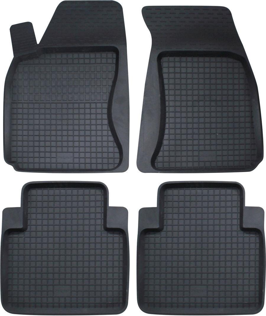 Коврики автомобильные в салон Polytep Skoda Super B с 01-08 г.в. 4 шт. Черный (15292996)