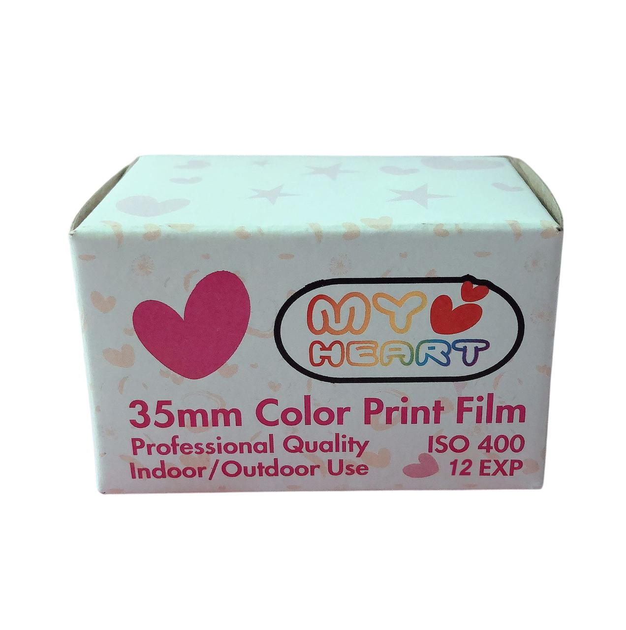 Фотопленка цветная для фотоаппарата My Heart Color Print Film ISO 400 12 кадров 35 мм