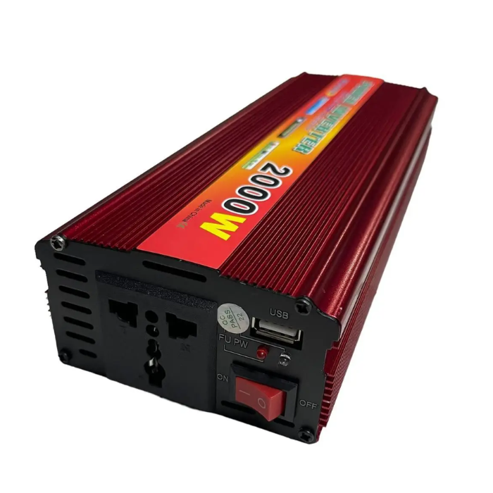 Преобразователь тока 12V в 220V Power Inverter SSK-2000W автомобильный (DC/AC F-2000)