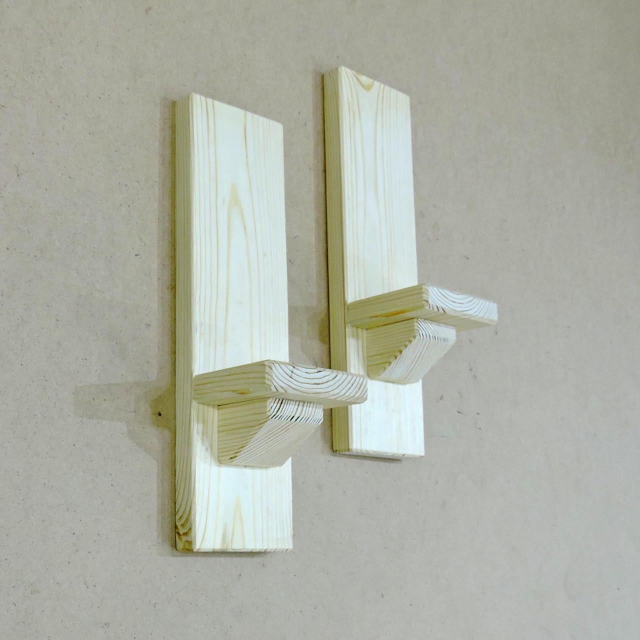 Полка настенная из дерева Виста Бланже (НСП-005001)