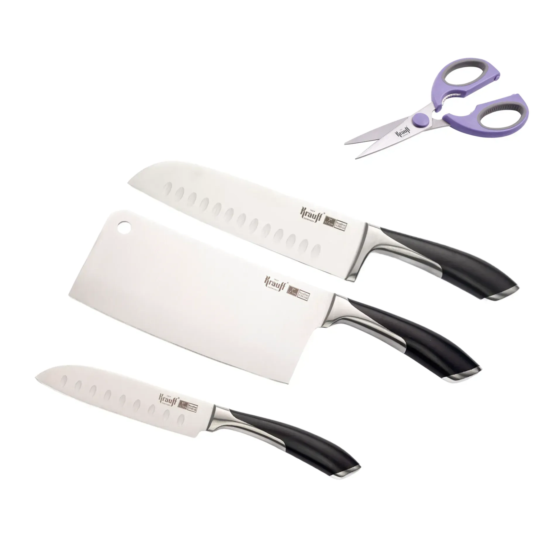 Набор ножей Krauff Luxus с ножницами для зелени Symphonie (55-333-392)