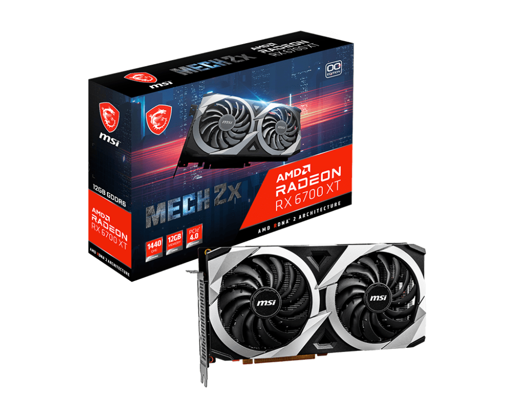 Відеокарта MSI RX 6700 XT MECH 2X 12G OC (23380057)