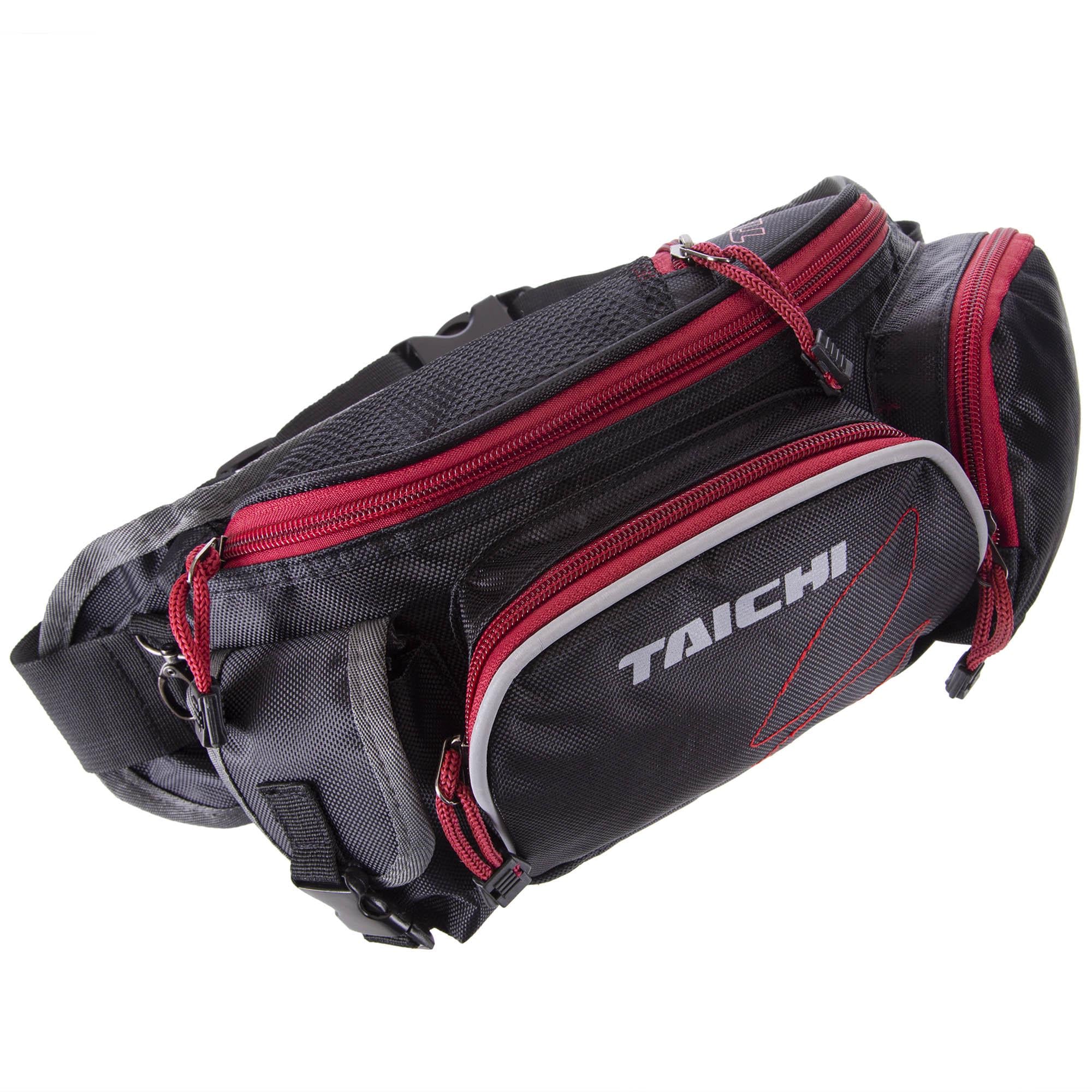 Сумка поясная TAICHI MS-6814 Черный с красным (NA003298)