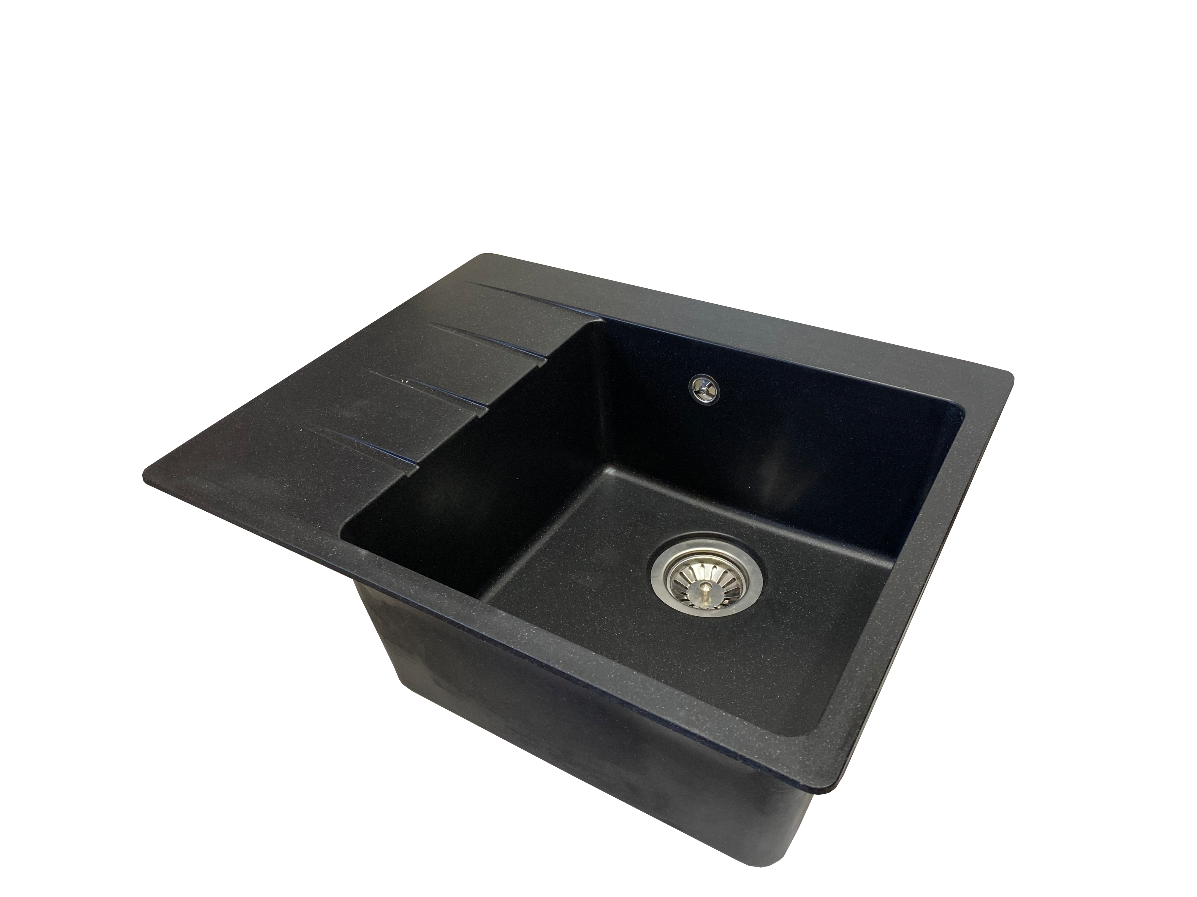 Мойка кухонная VECTOR Forest 62x50 см чаша справа Черный (570e8b93)