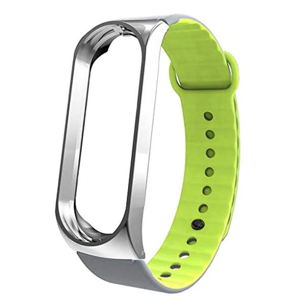 Ремешок ArmorStandart для Xiaomi Mi Band 3 Sport Silicone Grey/Green (ARM54516)