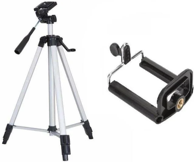 Штатив для смартфона і фотоапарата Tripod-330A універсальний алюмінієвий з чохлом - фото 2