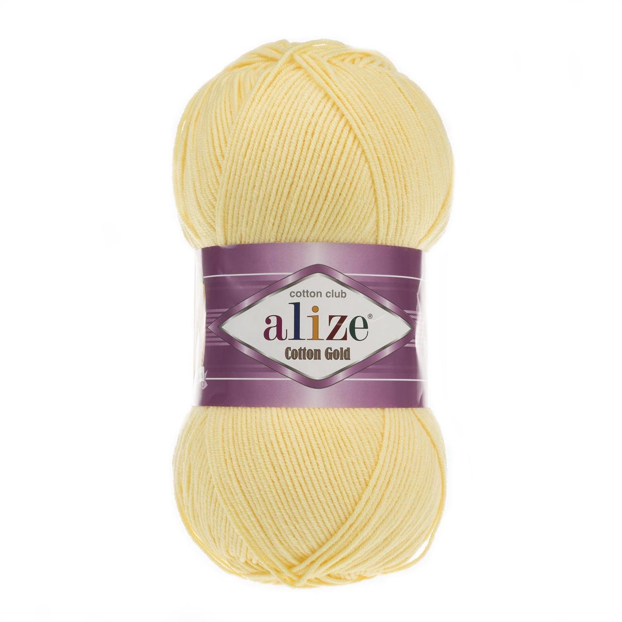 Пряжа Alize Cotton Gold цвет 187 Ананасовый (1760567651) - фото 1