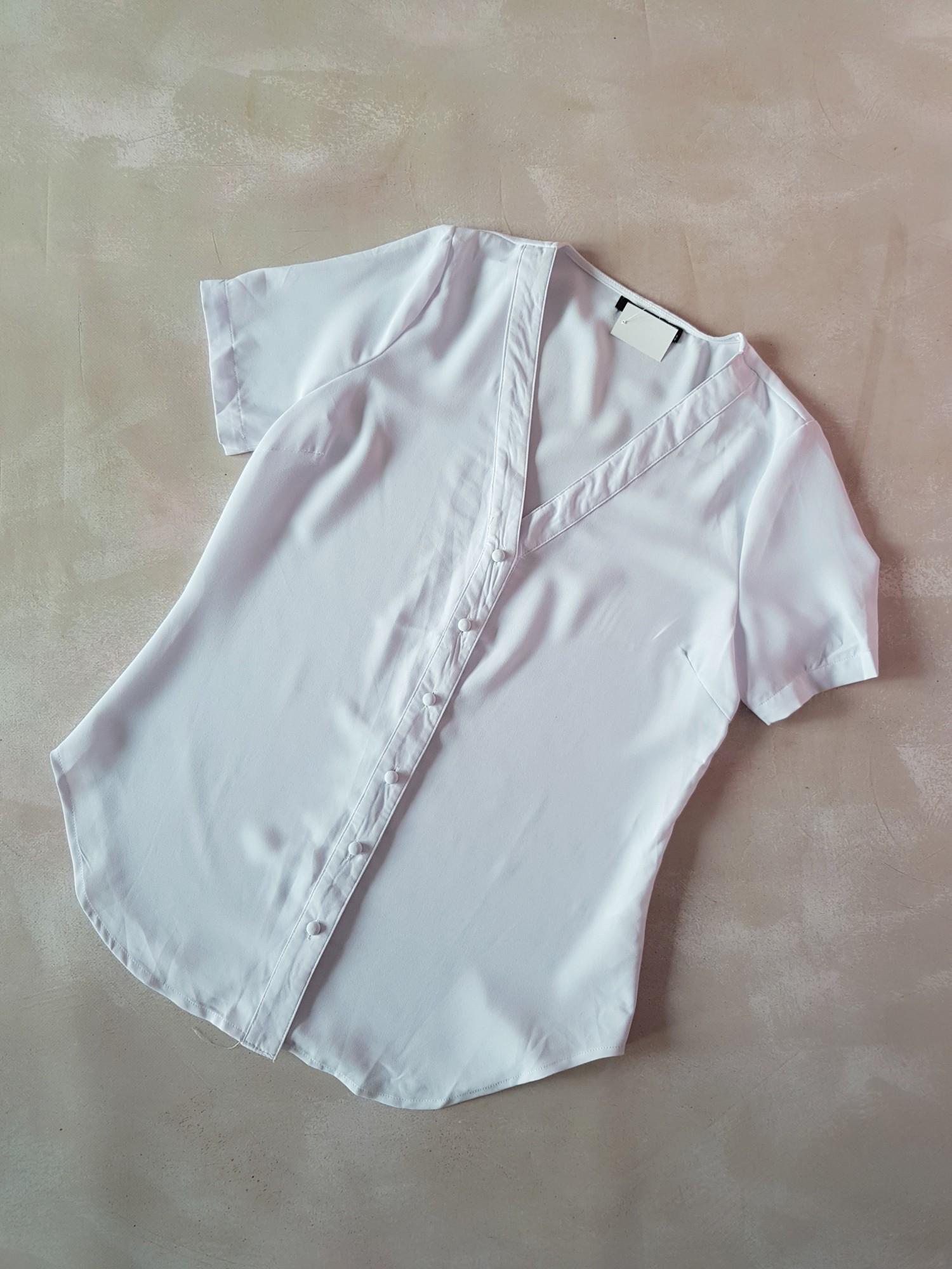 Блуза Boohoo M Белый (10405) - фото 8 Блуза Boohoo M Белый (10405) - фото 8