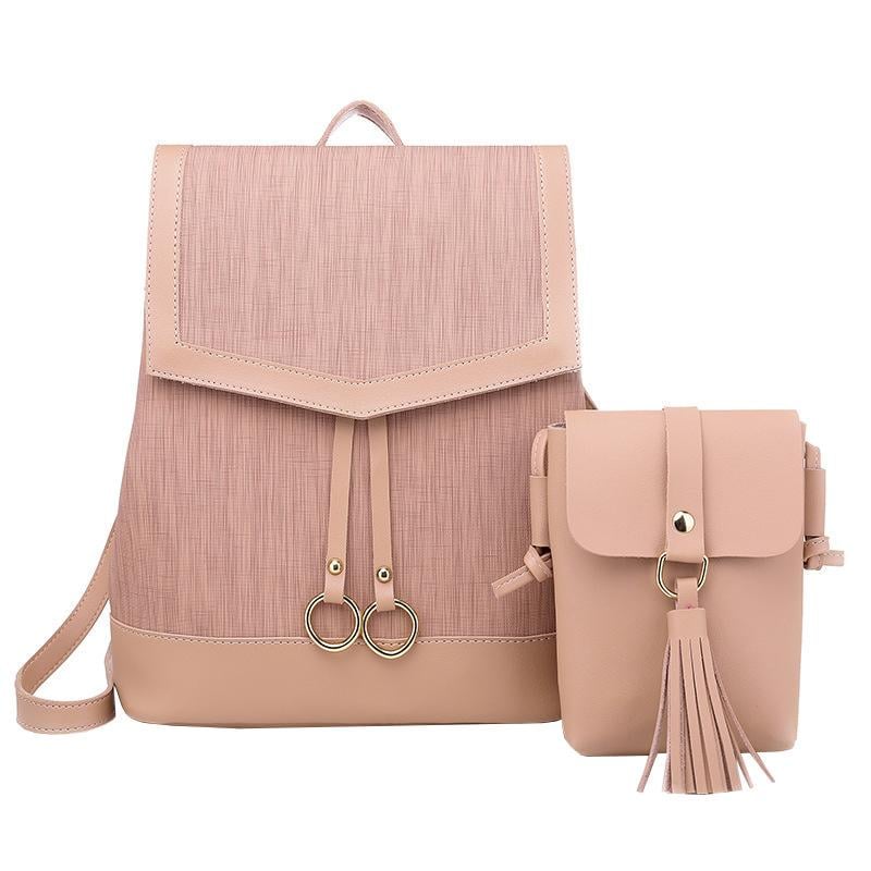 Набор сумка-рюкзак Amelie AV Розовый (8280)