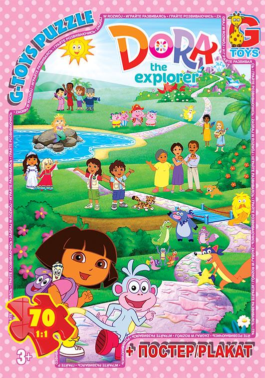 Пазли G-Toys dz04 серії Дора 70 ел. (MTT-115566)
