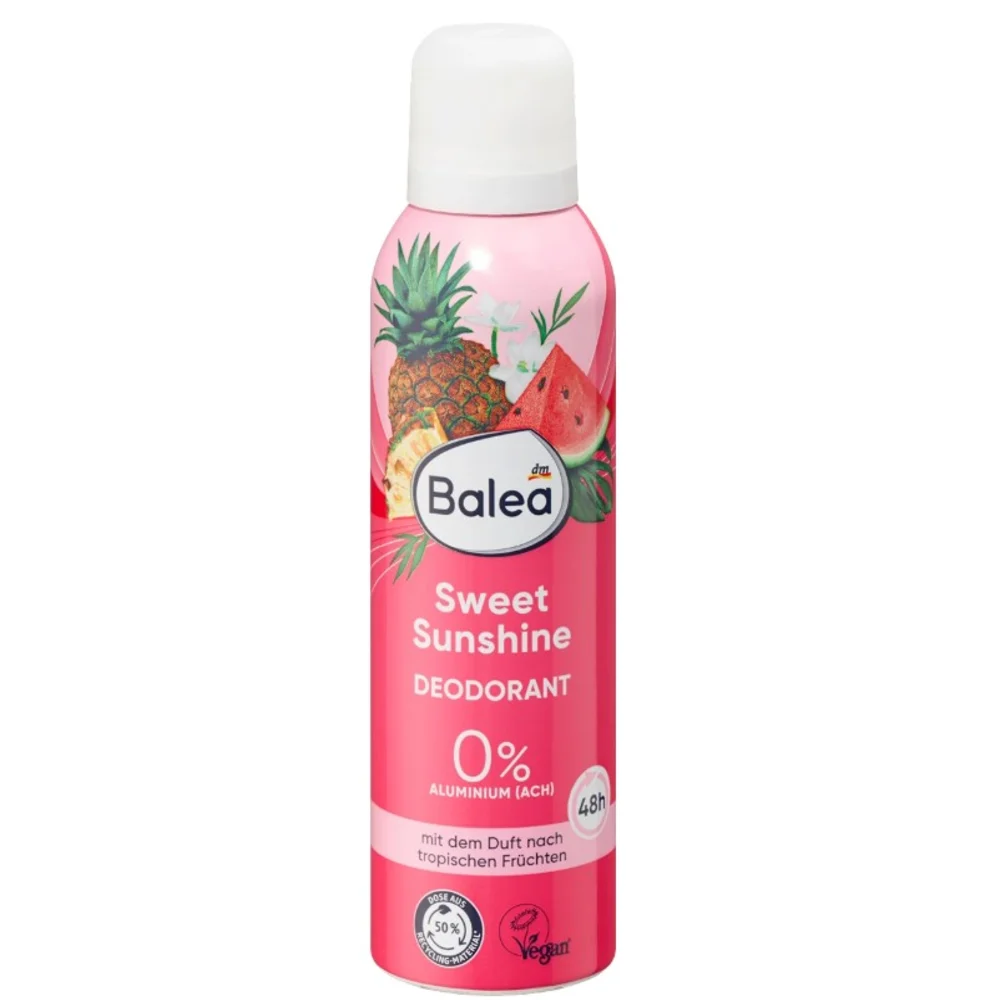 Дезодорант-спрей Balea Sweet Sunshine с летним фруктовым ароматом 200 мл (EPI-15102025-331) Дезодорант-спрей Balea Sweet Sunshine с летним фруктовым ароматом 200 мл (EPI-15102025-331)