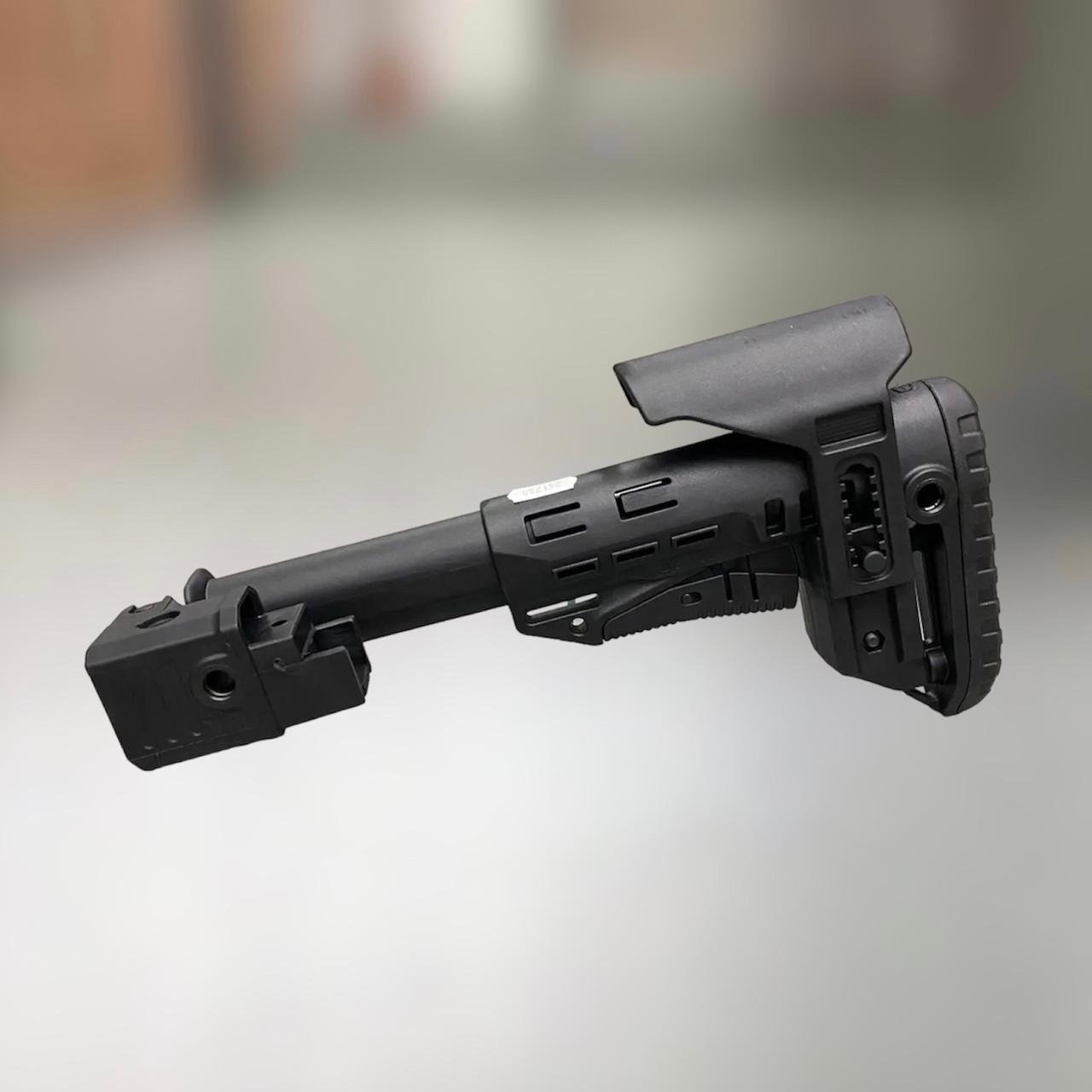 Пример складной DLG Tactical DLG-130-052 с трубкой Mil-Spec DLG-147 с регулирующим подщечником Черный (242242-241774) Пример складной DLG Tactical DLG-130-052 с трубкой Mil-Spec DLG-147 с регулирующим подщечником Черный (242242-241774)