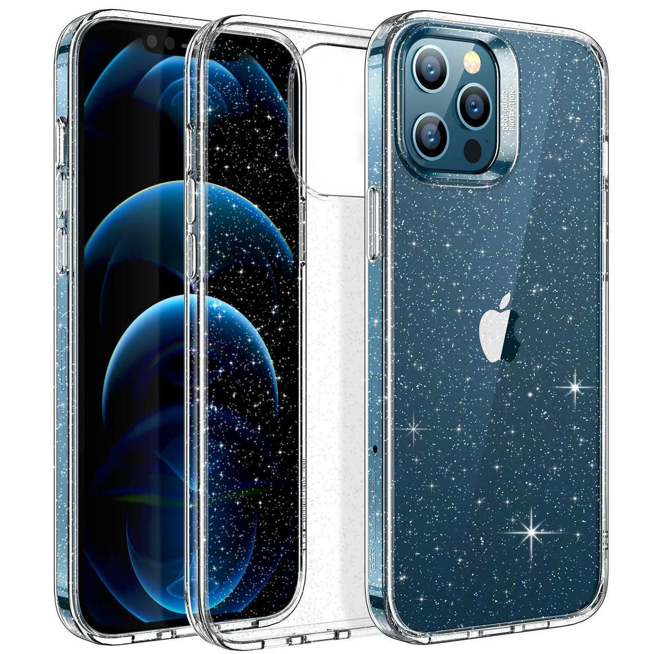 Силіконовий чохол накладка блискучий ESR Shimmer Clear Case iPhone 12 | 12 Pro - фото 4